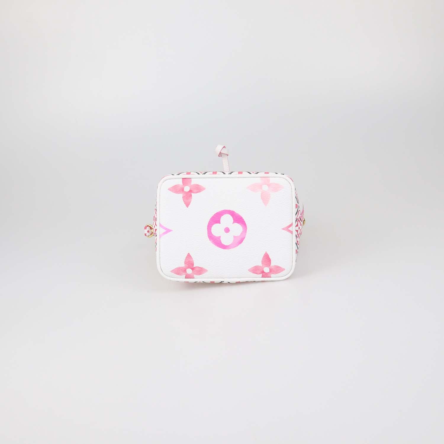 Louis Vuitton Pink/White Watercolor Monogram Canvas Nano Noe Bag