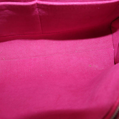 Louis Vuitton Black/Fuchsia Epi Leather Cluny BB Top Handle Bag