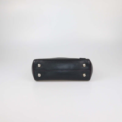 Louis Vuitton Black/Fuchsia Epi Leather Cluny BB Top Handle Bag