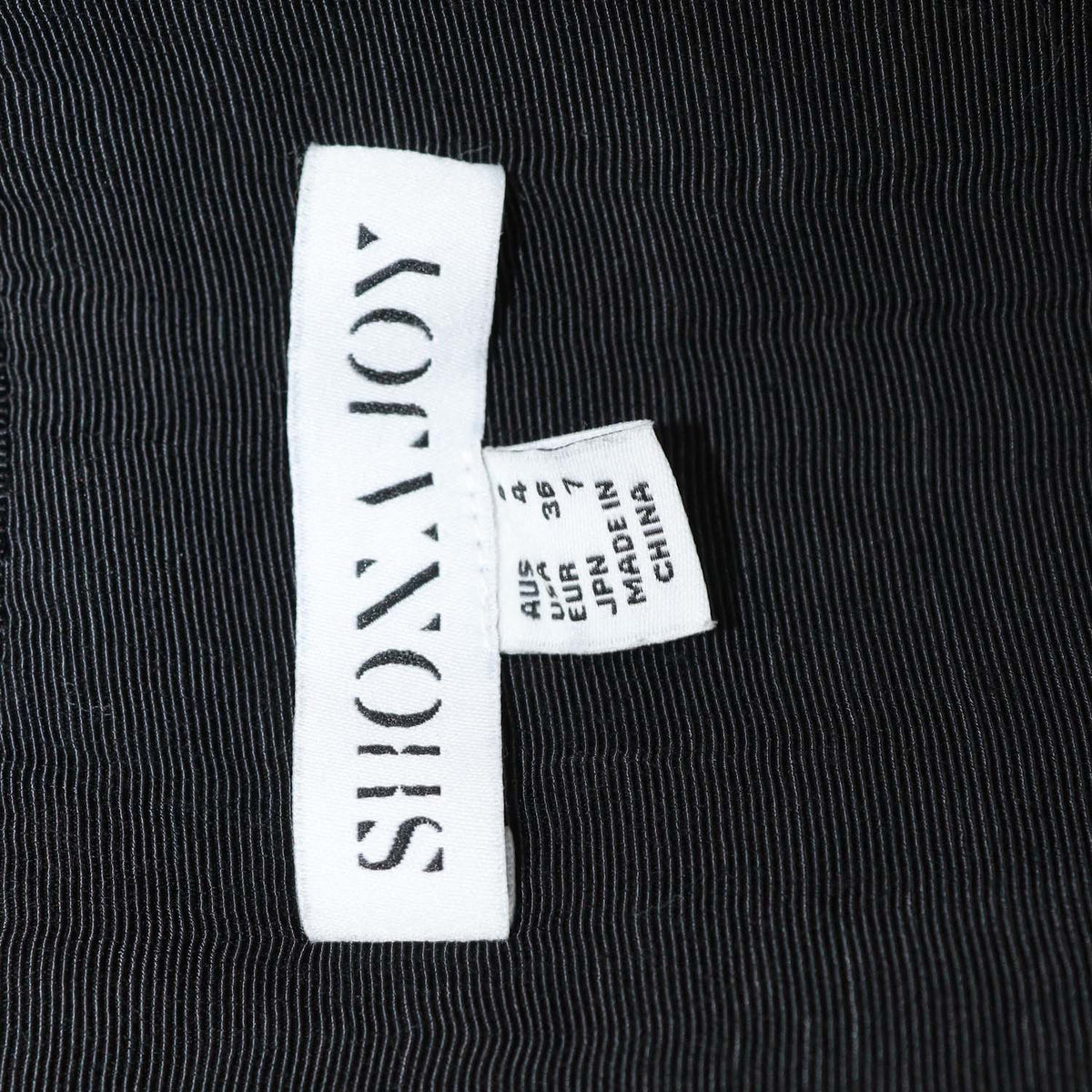 Shona Joy Black Viscose Belted Rope Sleeveless Long Vest