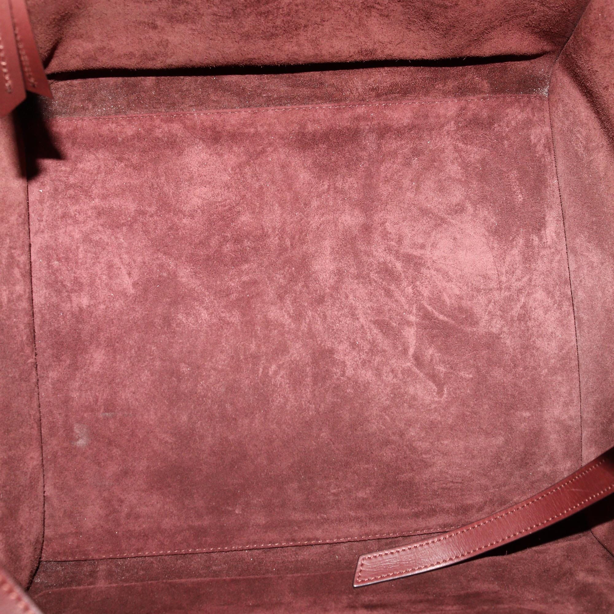 Celine Burgundy Medium Phantom Luggage Tote Womens Celine 