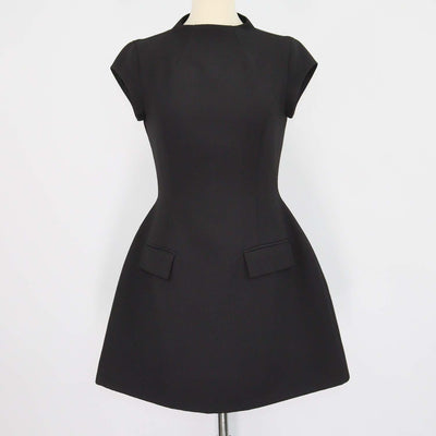 Odd Muse Black The Ultimate Muse Cuff Sleeve Mini Dress