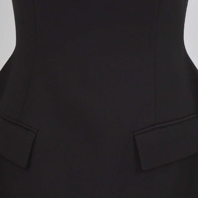 Odd Muse Black The Ultimate Muse Cuff Sleeve Mini Dress