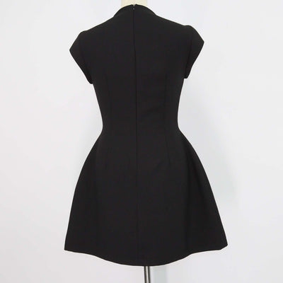 Odd Muse Black The Ultimate Muse Cuff Sleeve Mini Dress