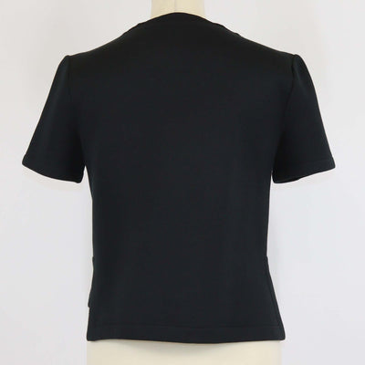 Fendi Black Blend Cotton Karlito Patch T-Shirt