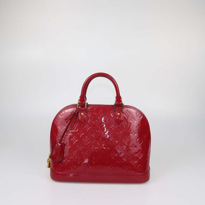 Louis Vuitton Indian Rose Monogram Vernis Alma PM Bag