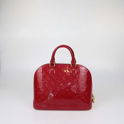 Louis Vuitton Indian Rose Monogram Vernis Alma PM Bag