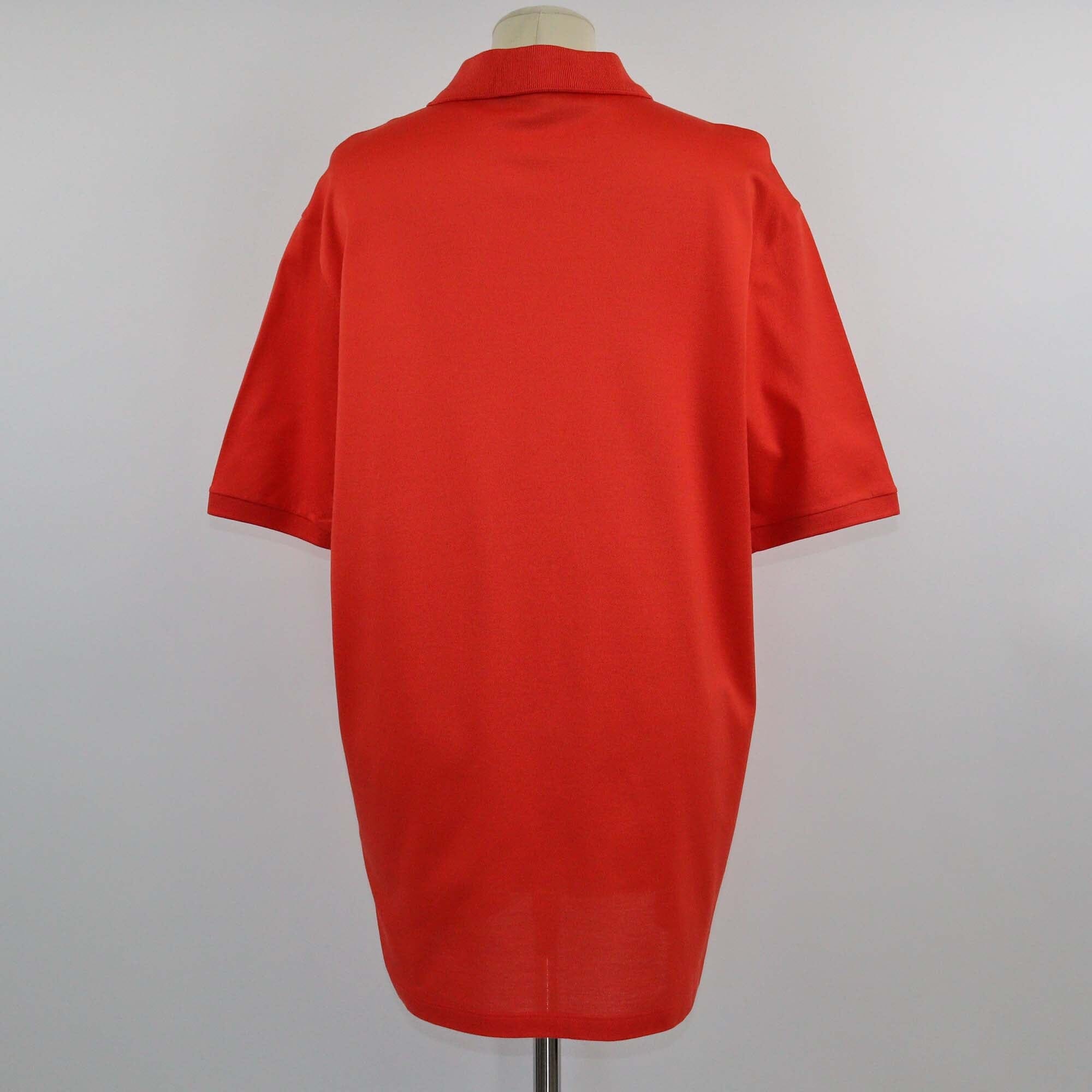 Louis Vuitton Orange Classic Short-Sleeved Pique Polo Shirt Mens Louis Vuitton 