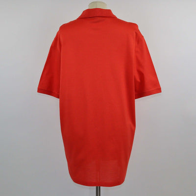 Louis Vuitton Orange Classic Short-Sleeved Pique Polo Shirt Mens Louis Vuitton 