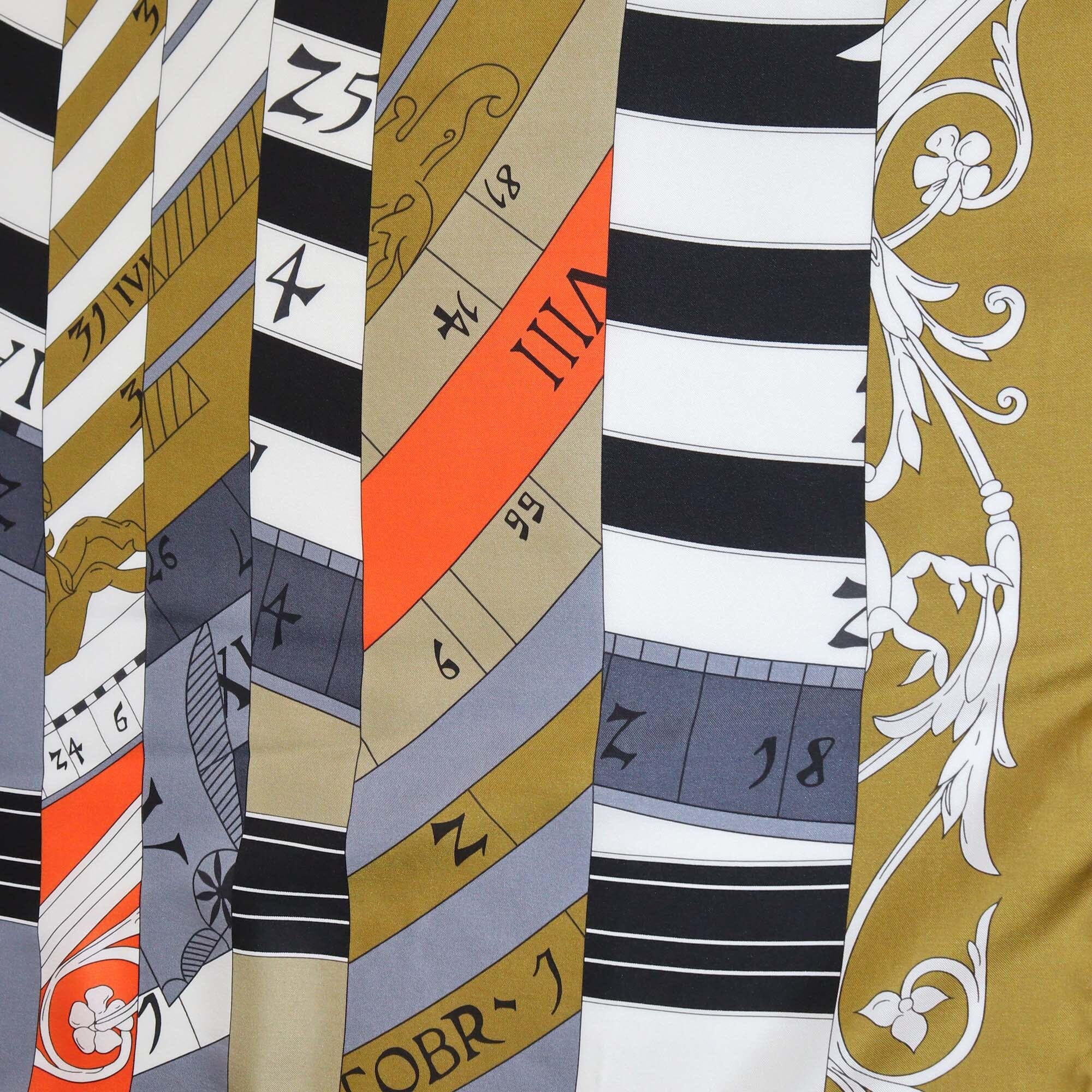 Hermes Multicolor Astrologie Nouvelle Silk Shawl 140 Womens Hermes 
