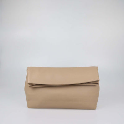 Gabriela Hearst Beige Leather Phoebe Clutch