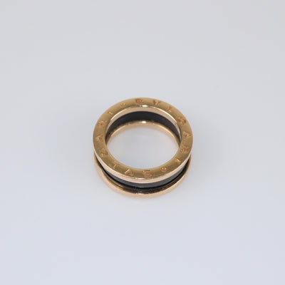 Bvlgari B.zero1 Ceramic 18k Rose Gold Ring 52 Womens Bvlgari 