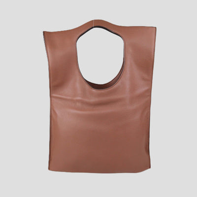 Tom Ford Brown Leather Large Foldover Alix Bag