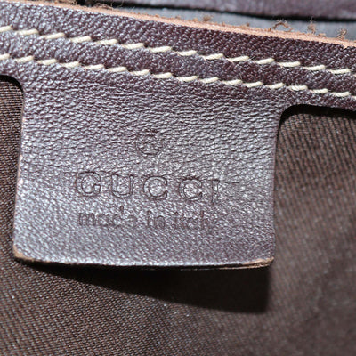 Gucci Dark Brown/Beige GG Supreme Canvas Duffle Bag