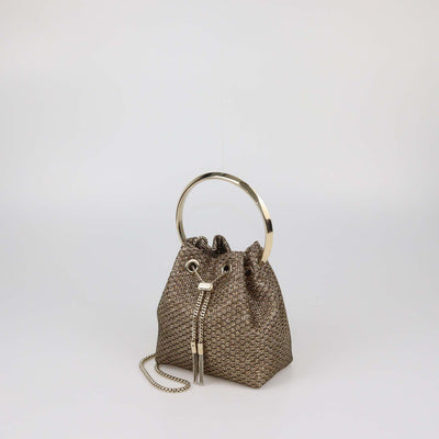 Jimmy Choo Gold Lurex Bon Bon Bag