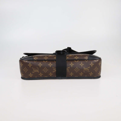 Louis Vuitton Monogram Macassar Canvas Archy MM Messenger Bag Mens Louis Vuitton 