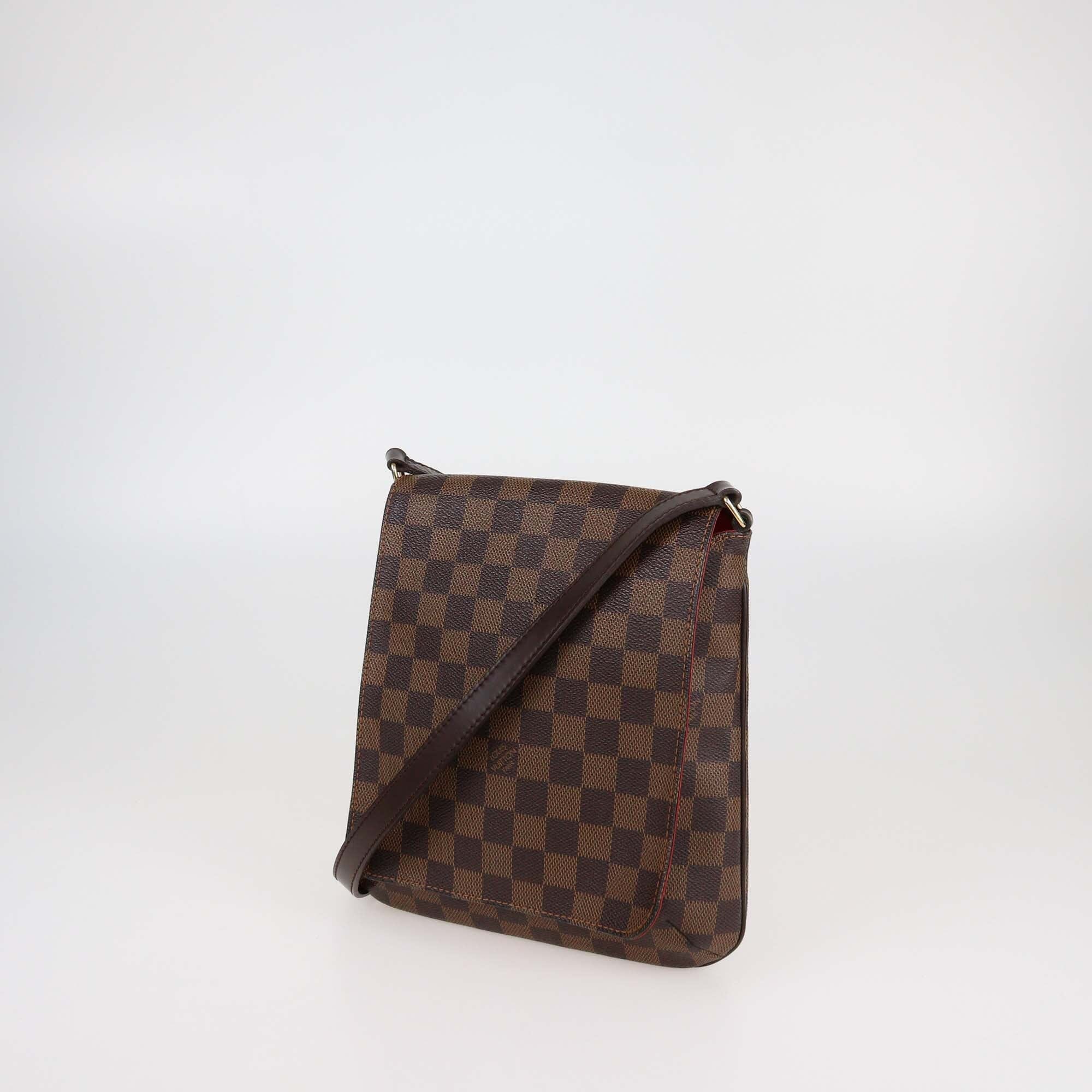 Louis Vuitton Damier Ebene Canvas Musette Salsa Bag Womens Louis Vuitton 