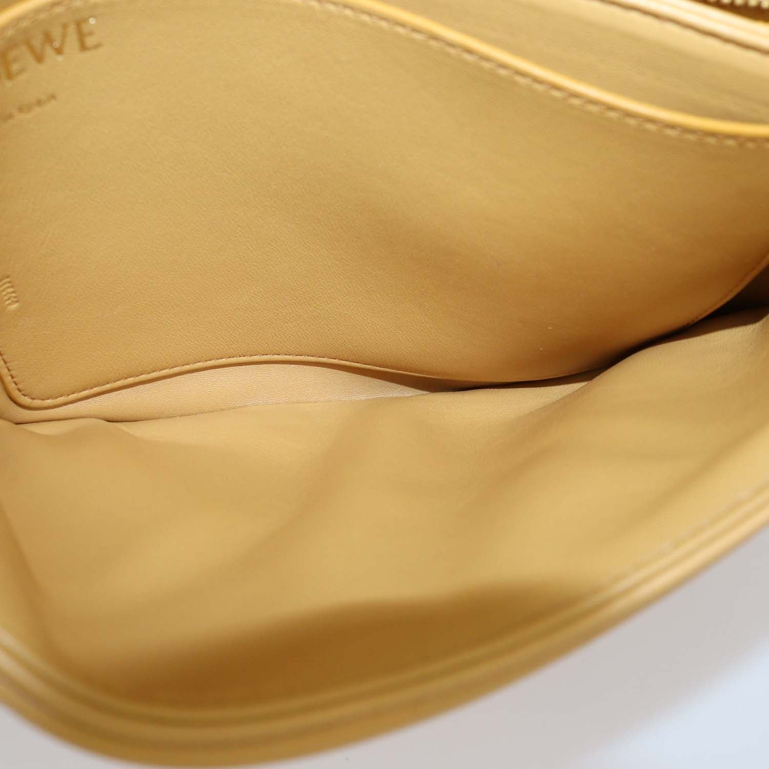 Loewe Tan Leather Goya Puffer Shoulder Bag