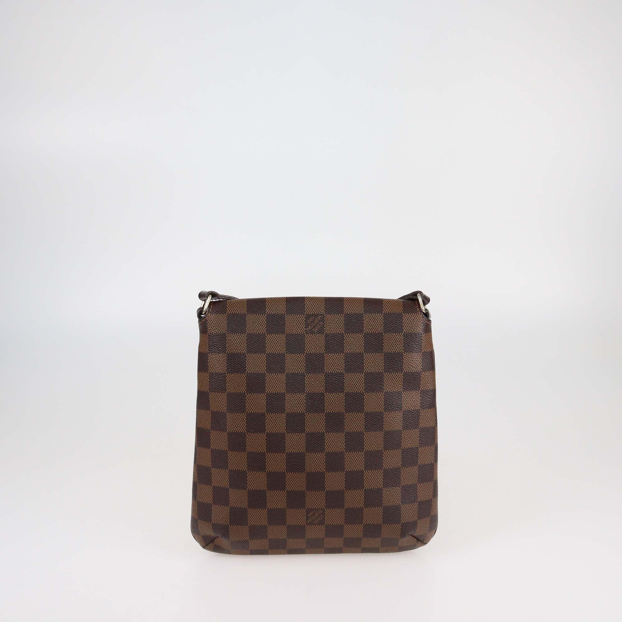 Louis Vuitton Damier Ebene Canvas Musette Salsa Bag Womens Louis Vuitton 
