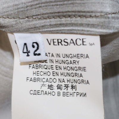 Versace Collection Multicolor Silk Printed Long Sleeve Shirt