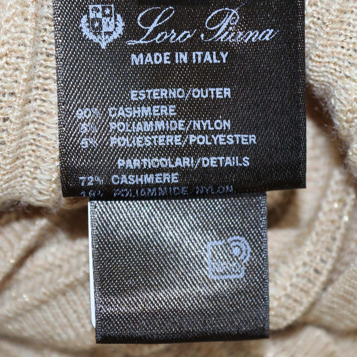 Loro Piana Light Brown Blend Cashmere Luciole Maxi Skirt