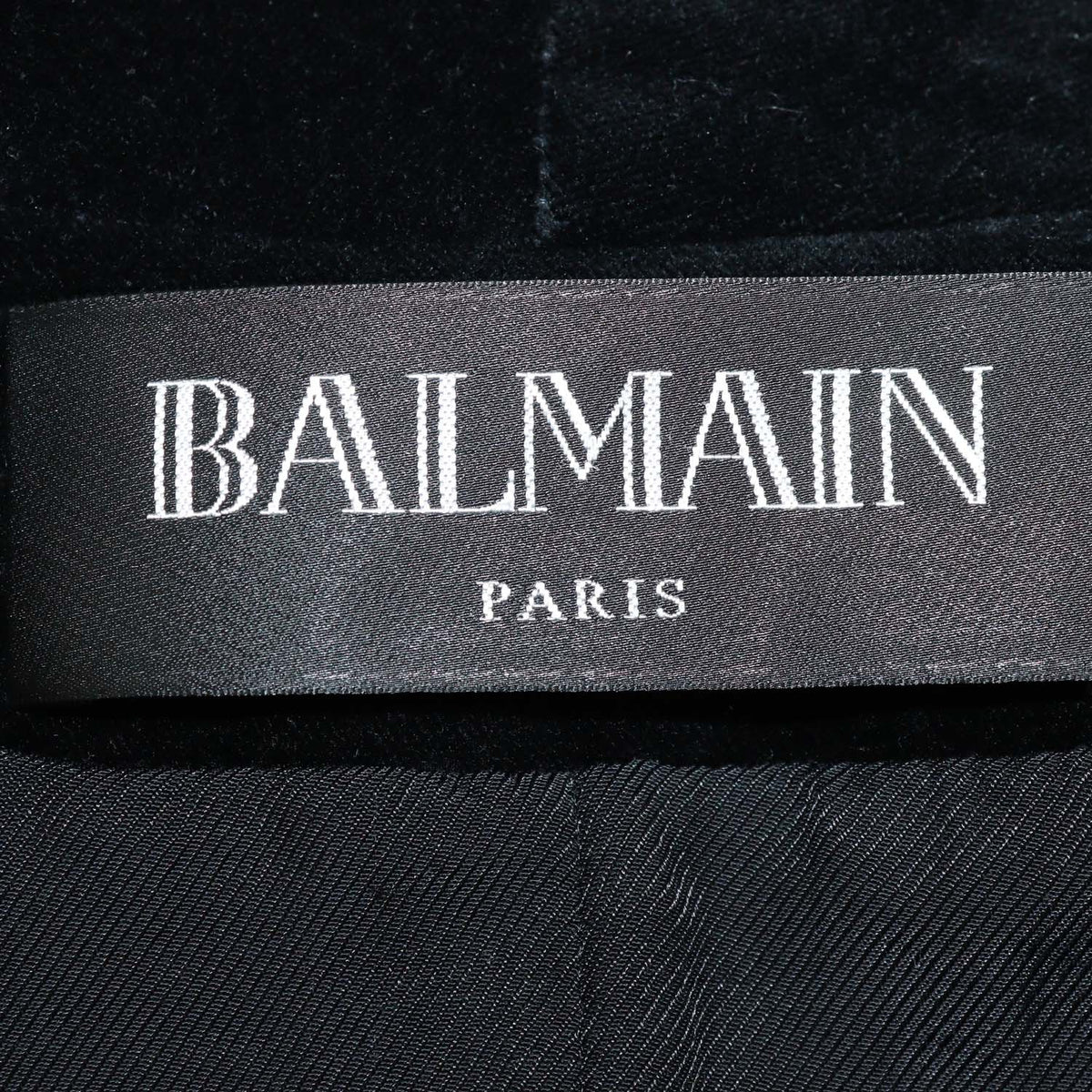 Balmain Black Velvet Double Breasted Blazer