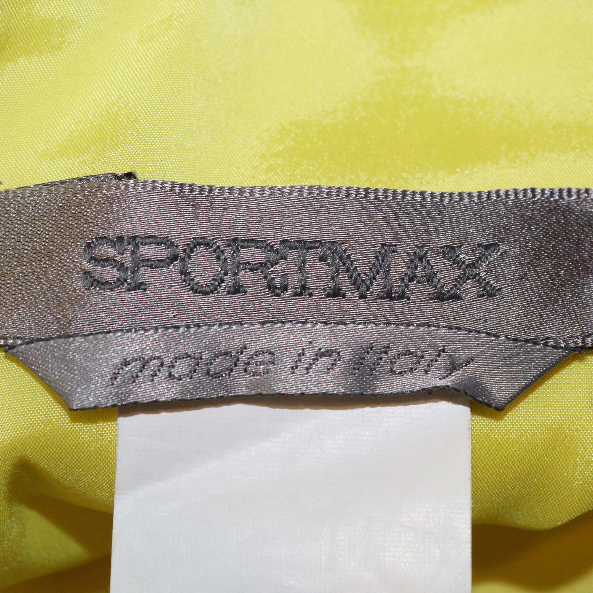 Sportmax Yellow Jersey Sleeveless Midi Dress
