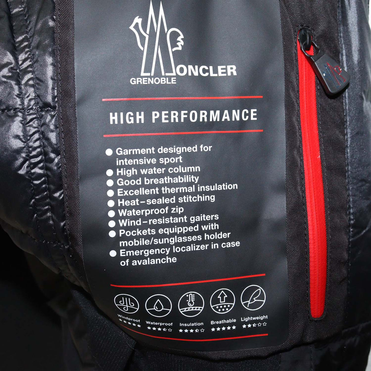 Moncler Off White Polyester Fur Trim Detachable Hood Belted Jacket