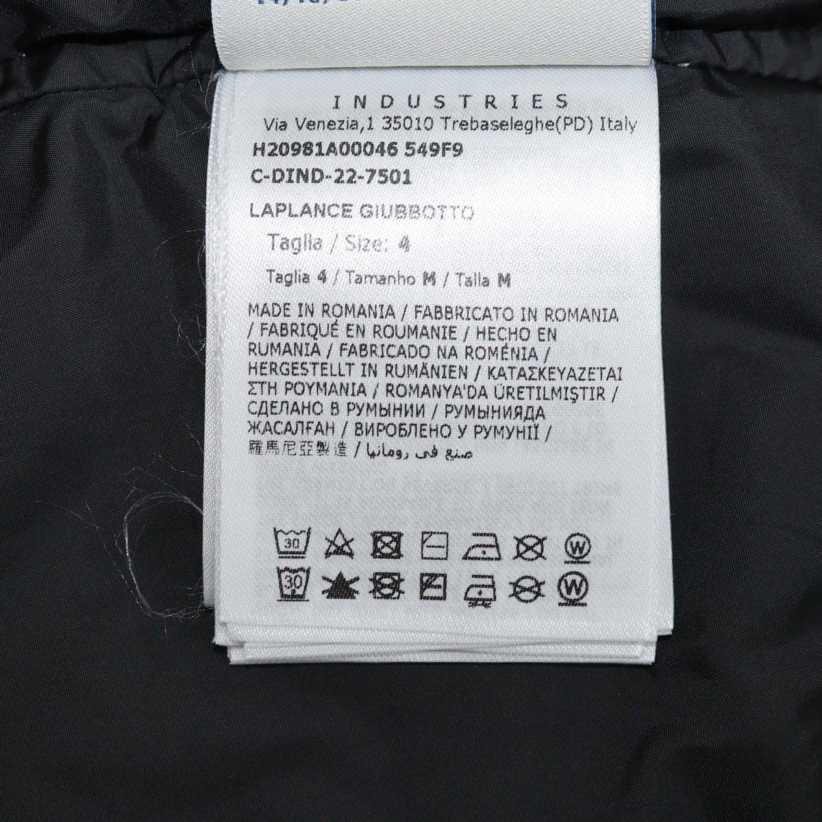 Moncler Off White Polyester Fur Trim Detachable Hood Belted Jacket