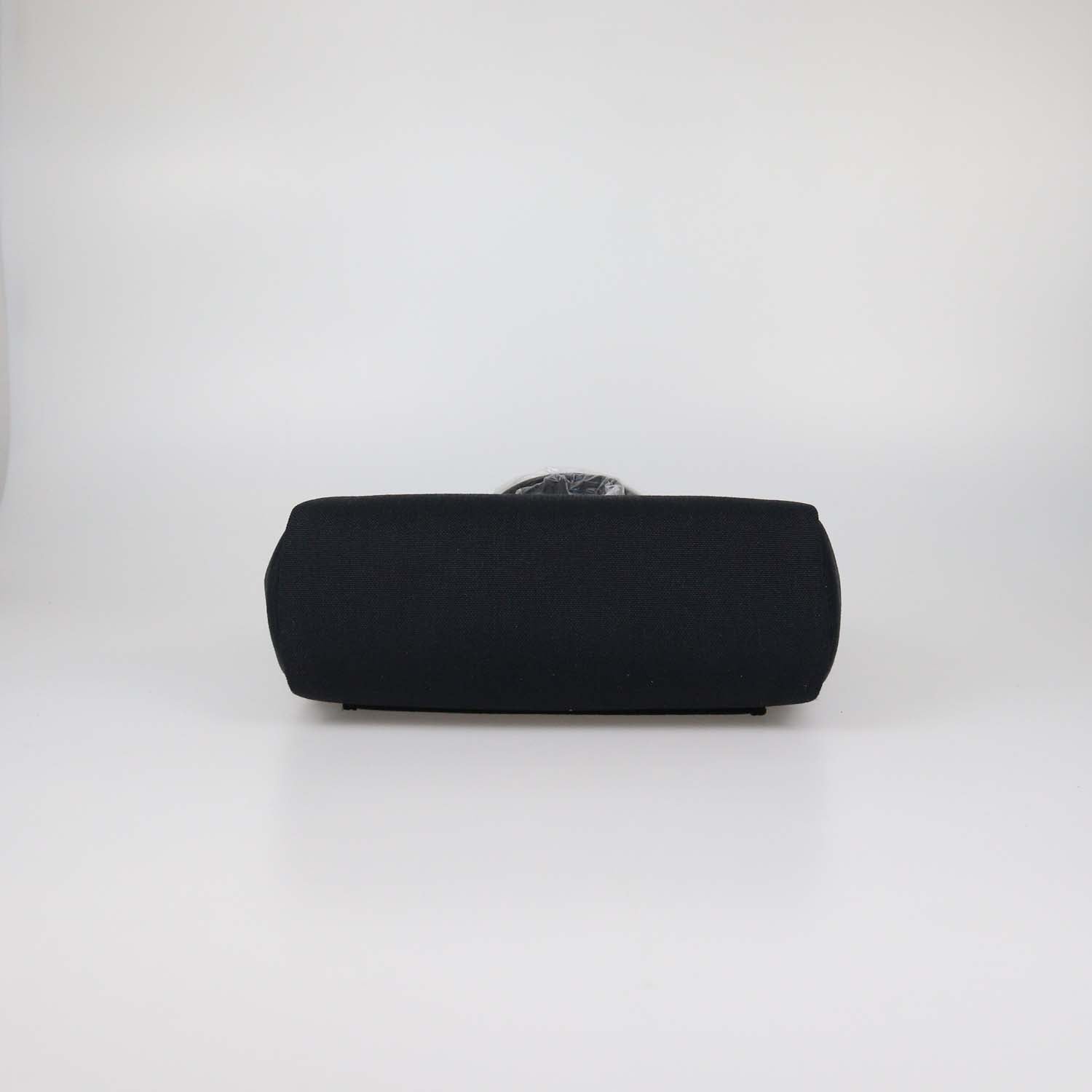 Hermes Black Canvas and Vache Hunter Leather Herbag Zip 31 Bag
