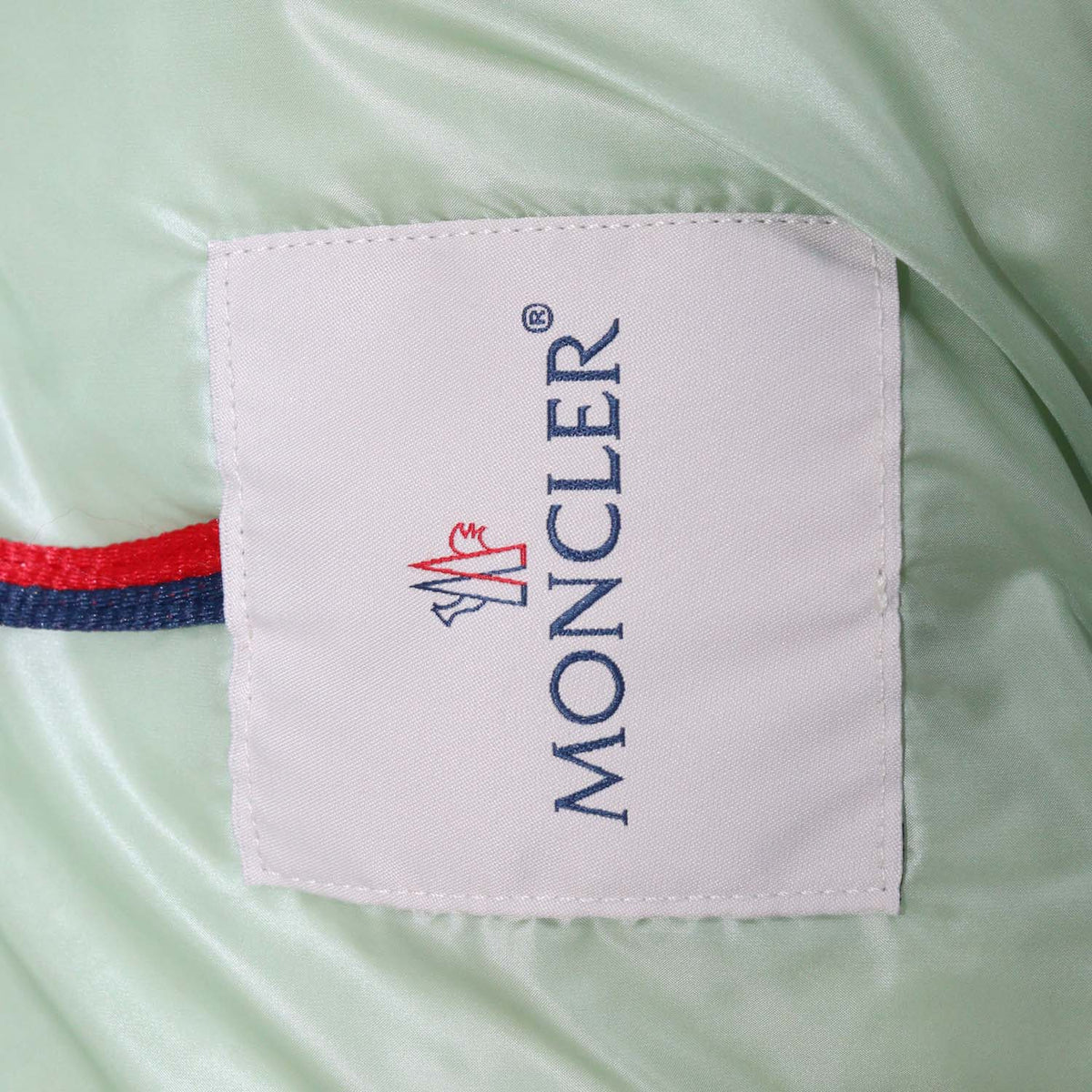 Moncler Mint Green Nylon Puffer Hooded Down Jacket