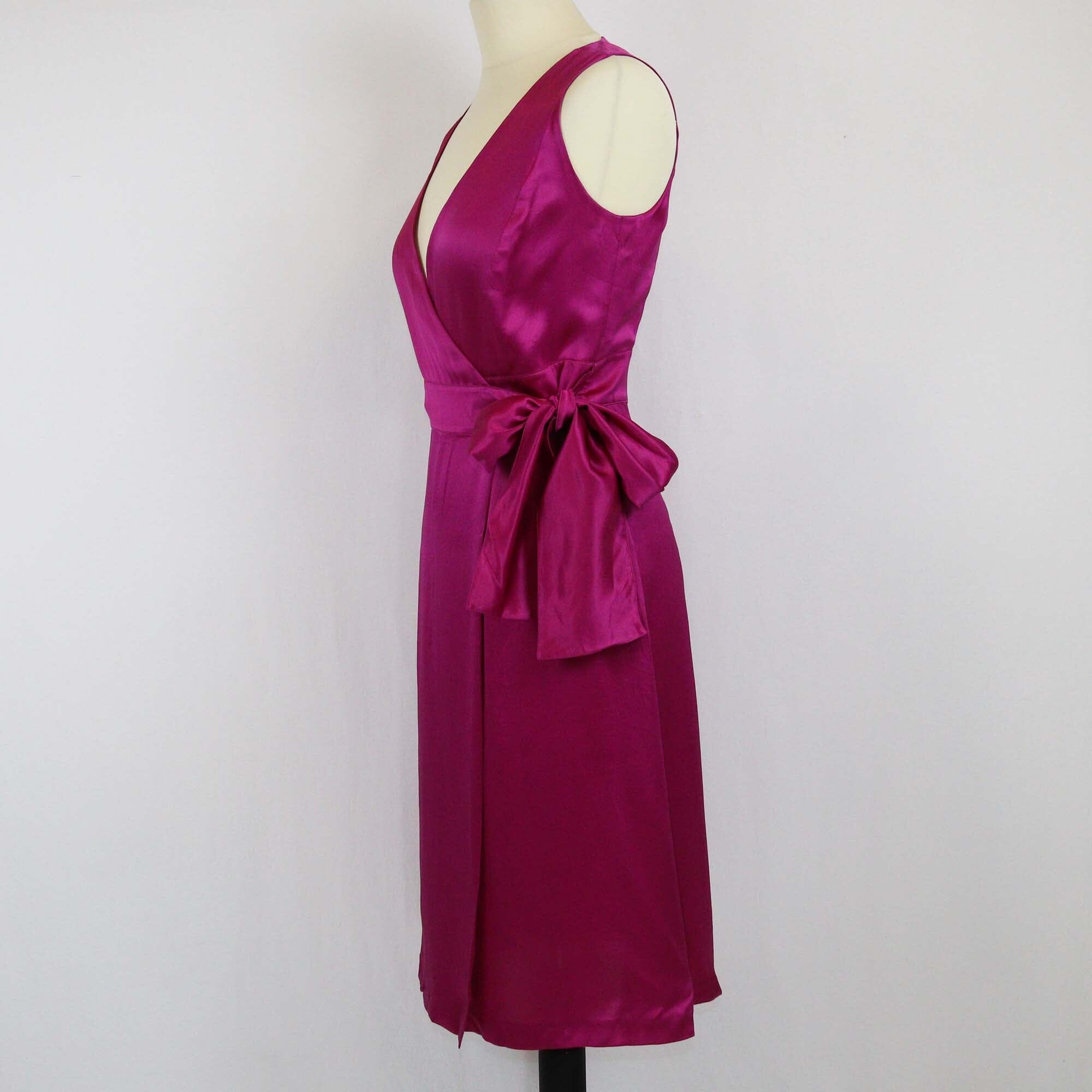 Yves Saint Laurent Pink Knee Length Dress Womens Yves Saint Laurent 