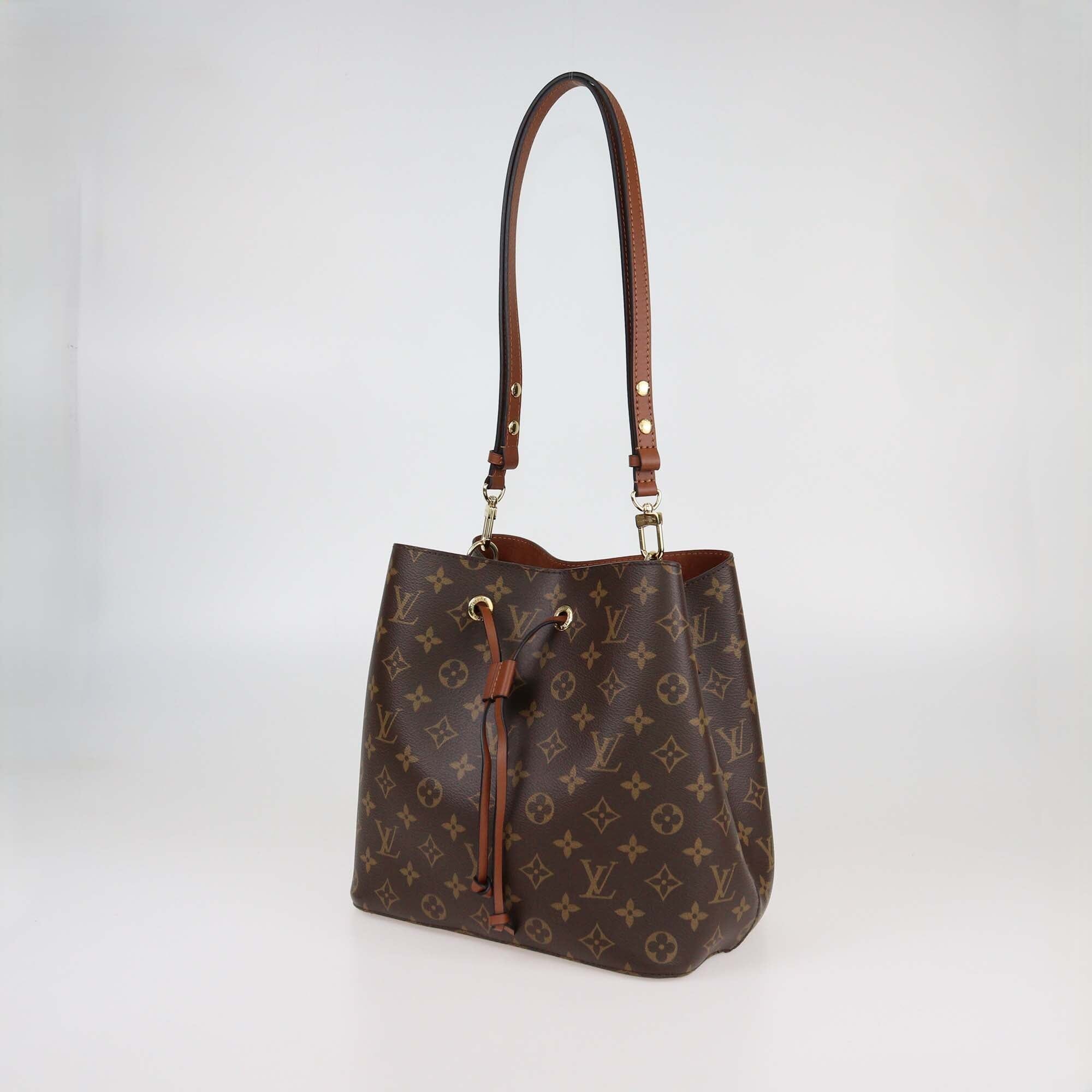 Louis Vuitton Caramel Monogram Canvas NeoNoe MM Bag Womens Louis Vuitton 