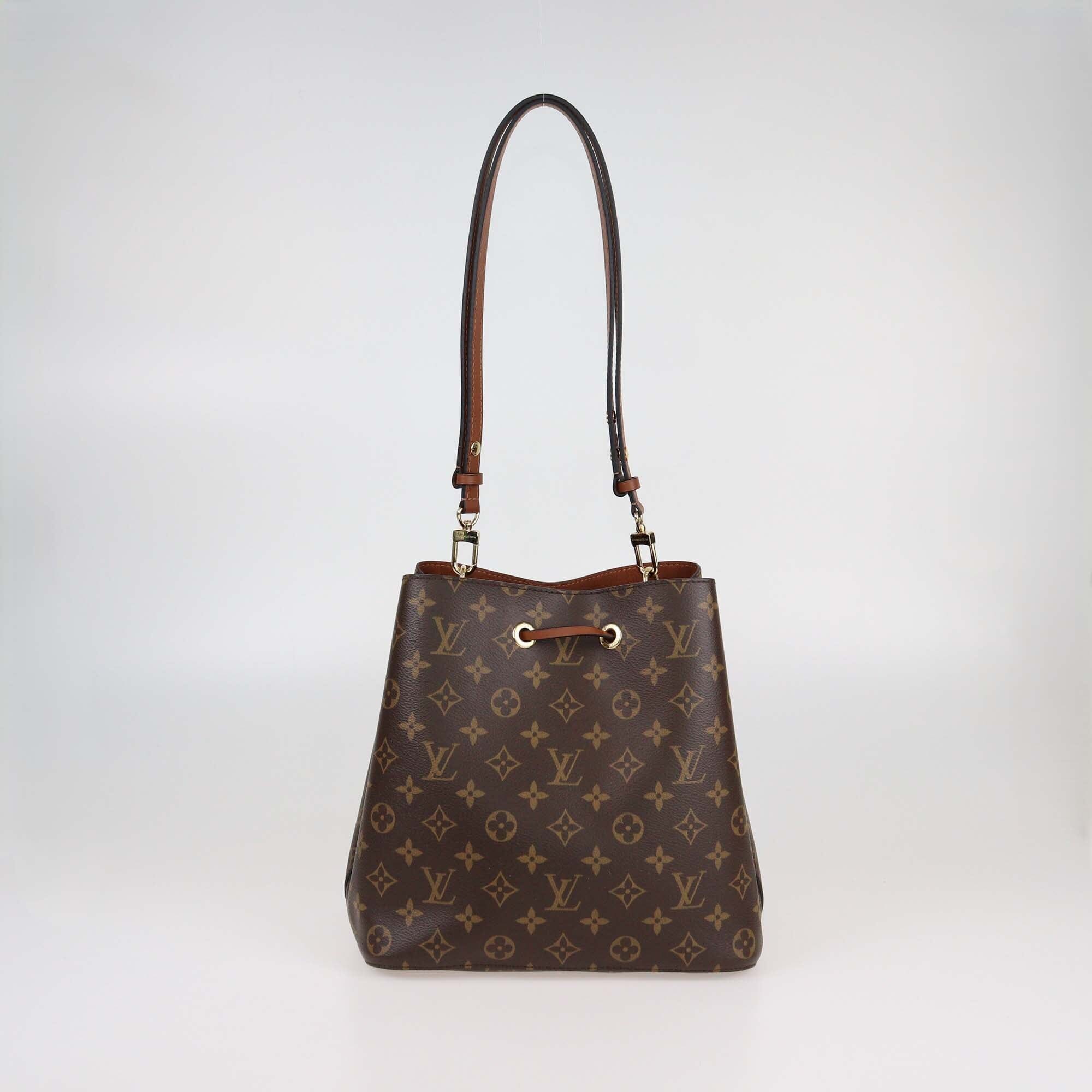Louis Vuitton Caramel Monogram Canvas NeoNoe MM Bag Womens Louis Vuitton 