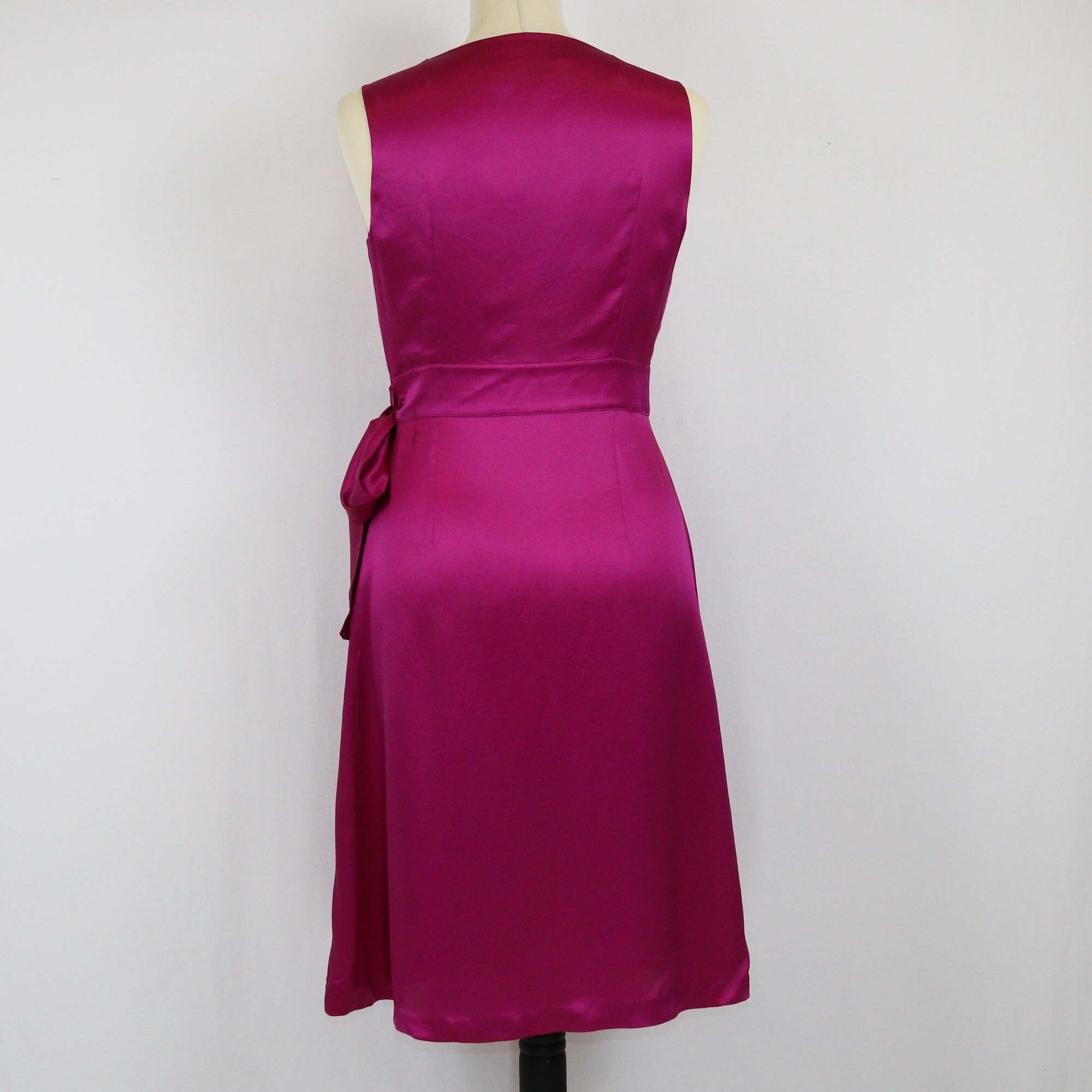 Yves Saint Laurent Pink Knee Length Dress Womens Yves Saint Laurent 