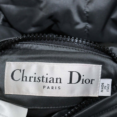 Christian Dior Grey Oblique Polyester Puffer Reversible Jacket
