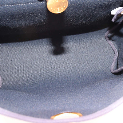 Hermes Black Canvas and Vache Hunter Leather Herbag Zip 31 Bag