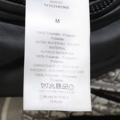 Christian Dior Grey Oblique Polyester Puffer Reversible Jacket