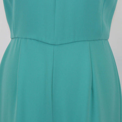 Max Mara Green Triacetate Sleeveless Jumpsuit
