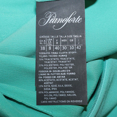 Max Mara Green Triacetate Sleeveless Jumpsuit