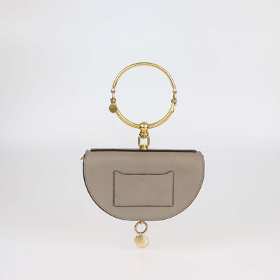 Chloe Beige Leather Nile Minaudiere Crossbody Bag Womens Chloe 