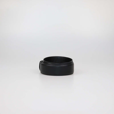 Bottega Veneta Black Leather Belt