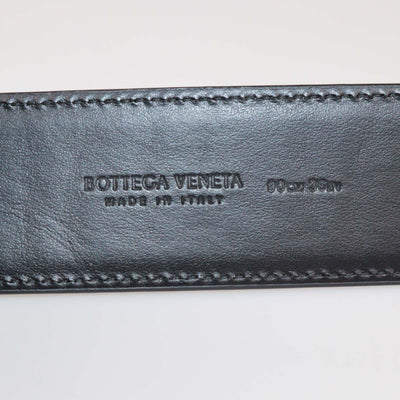 Bottega Veneta Black Leather Belt