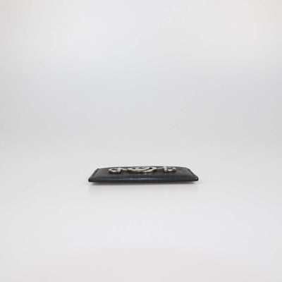 Gucci Black Leather Zumi Card Holder