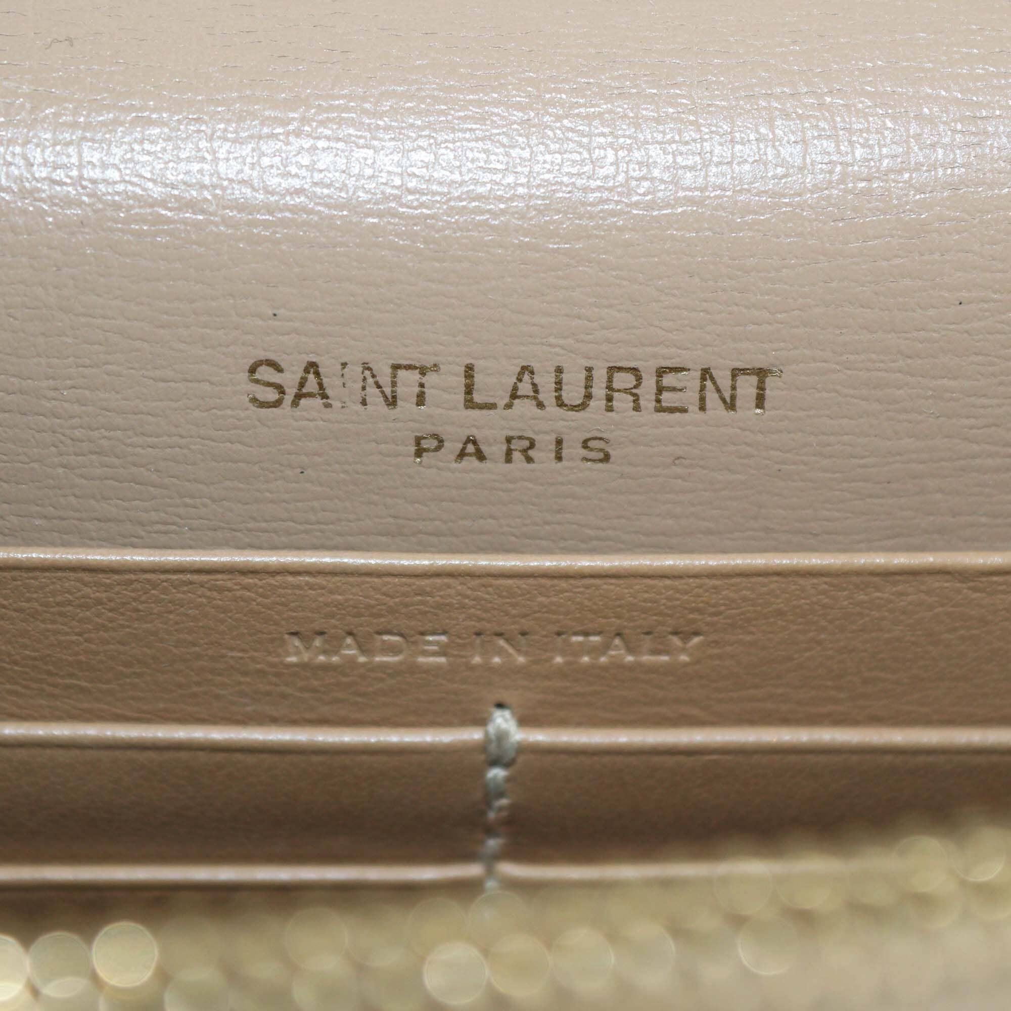 Saint Laurent Beige Leather Sunset Crossbody Bag Womens Saint Laurent 