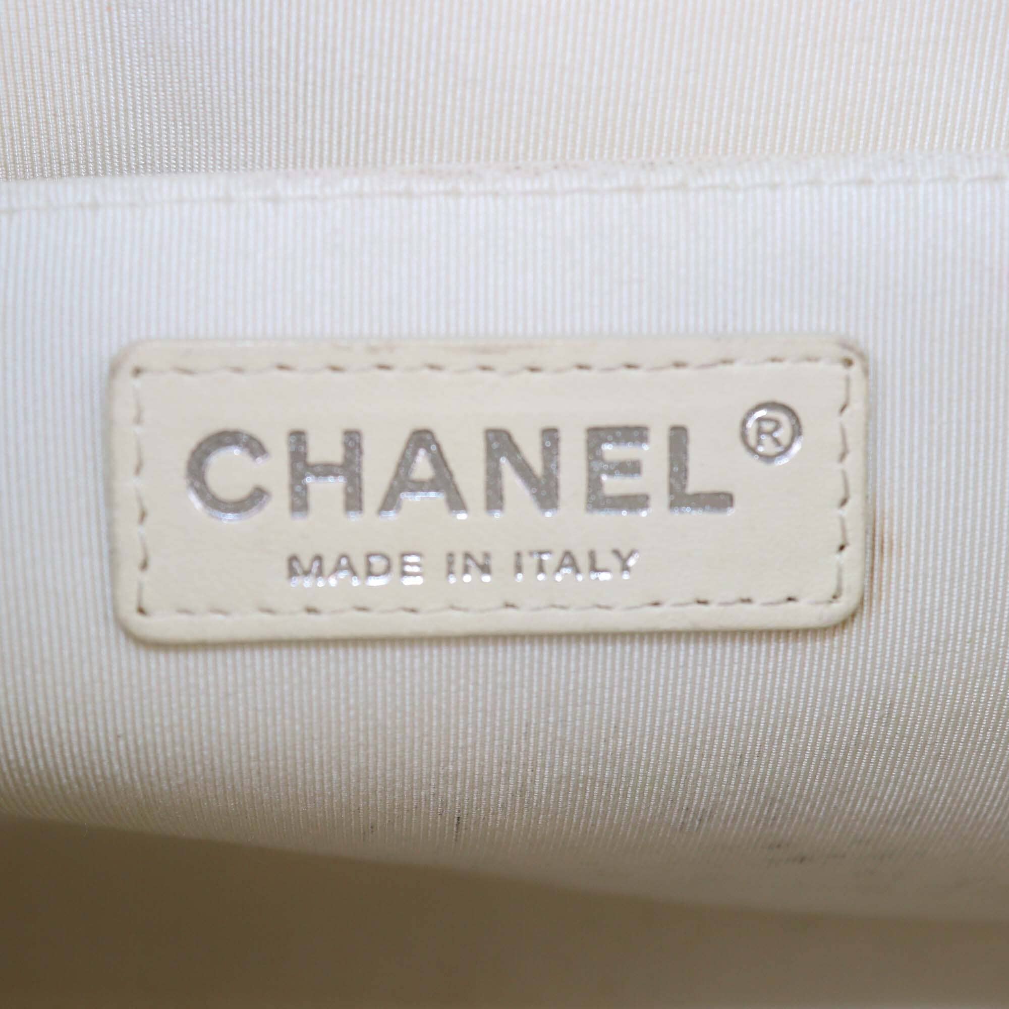 Chanel Blue/Yellow Blue Quilted Perforated Jersey Jumbo Classic Single Flap Bag Womens Chanel 