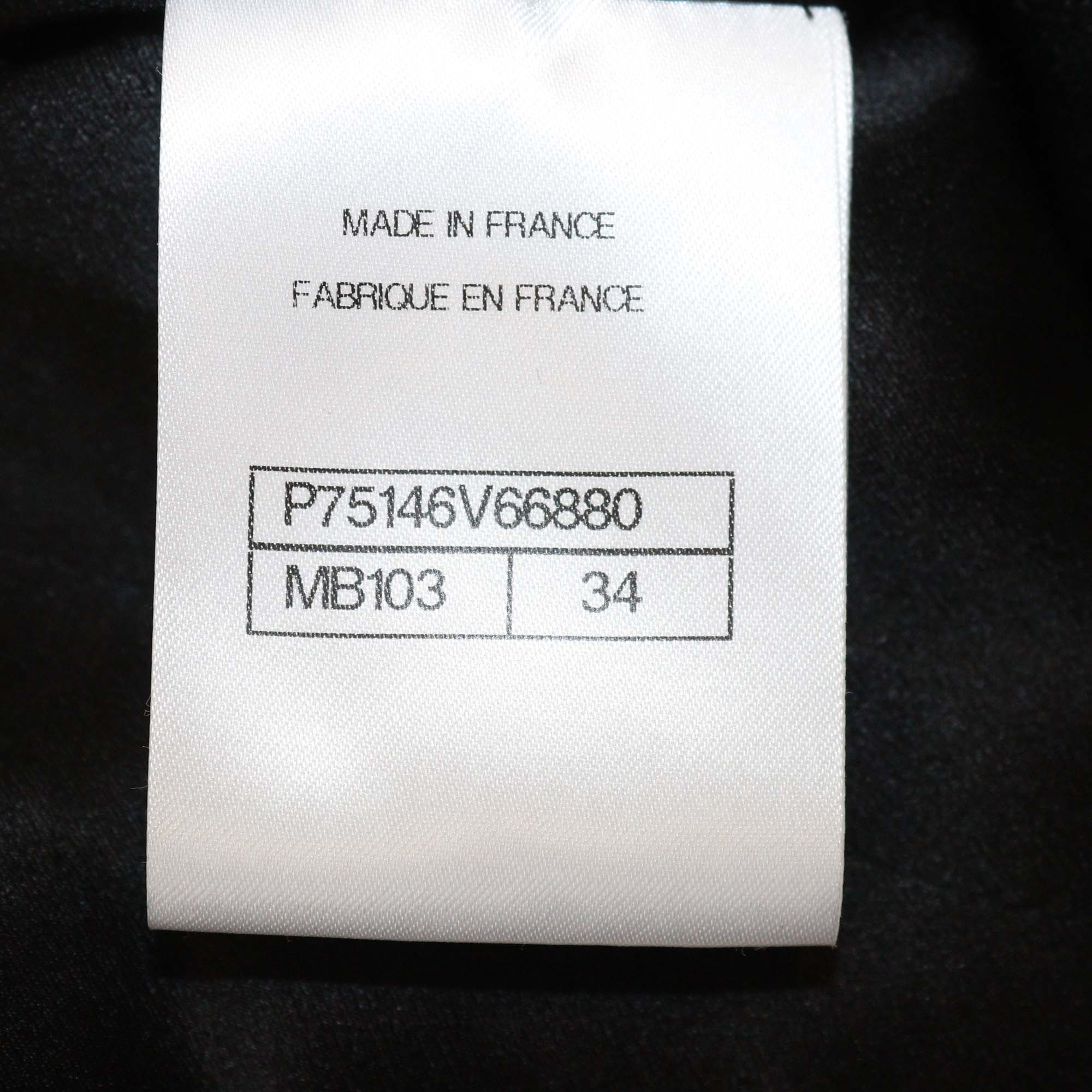 Chanel Multicolor Silk Beaded Collar Lace Jacket