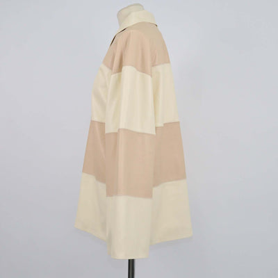 Nanushka Beige, Cream Faux Leather Patchwork Mini Dress