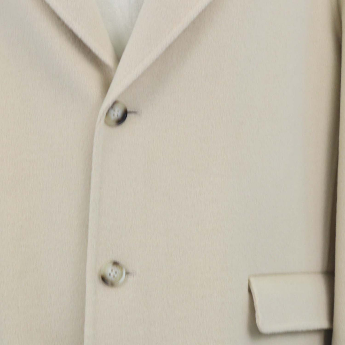 Nanushka Sea Cream Wool and Silk Boxy Oversized Blazer