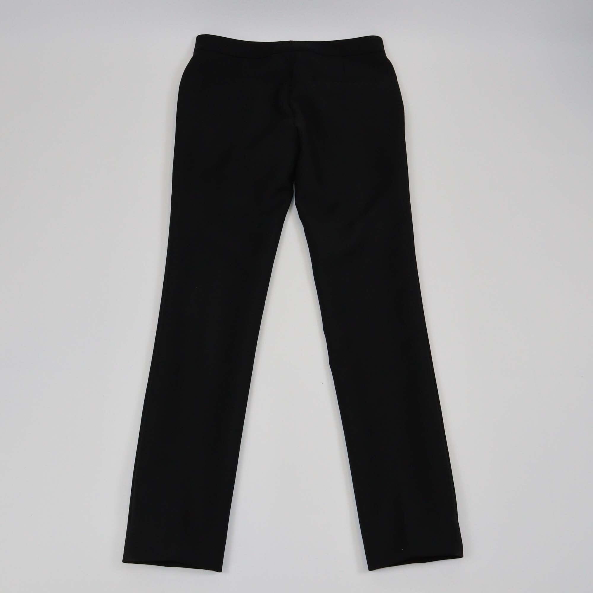 Christian Dior Black Zip Pocket Detail Trouser Womens Christian Dior 